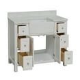 thumbnail image 6 of KBC Yorkshire 42" Wood Vanity w/ Engineered Marble Stone in White, 6 of 8