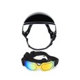 thumbnail image 2 of Billuyoard Casco para perros, gafas para gatos, suministros para mascotas, mano de obra transpirable multicolor, firmeza a prueba de golpes, Type4 NO4, 2 of 6
