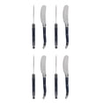 thumbnail image 4 of French Home Laguiole Set of 8 Spreaders with Navy Handles, 4 of 4