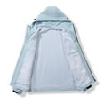 thumbnail image 4 of Iugvhana Men's Riding Windproof Hooded Jacket Casual Outdoors Hiking Climbing Coats Fall Winter Zip Up Long Sleeve Jackets Blue XXL, 4 of 7