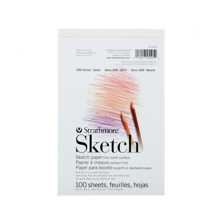 Strathmore Hard Bound Sketch Book 8.5x11.5 - Wet Paint Artists' Materials  and Framing