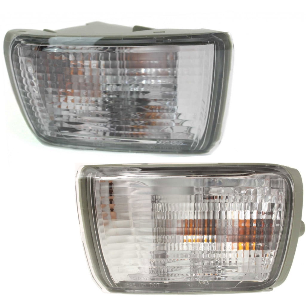 For 2003-2005 Toyota 4RUNNER Pair Signal Lights Driver and Passenger Side Unit w/running lamp TO2532113 TO2533113 replaces 81521-35391 81511-35401 