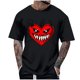 thumbnail image 1 of Blusas y camisas de manga corta y cuello redondo para hombre. Blusas/camisetas de manga corta con cuello redondo y estampado de Halloween para hombre. Blusa para hombre., 1 of 4