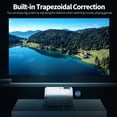 thumbnail image 3 of Proyector Irfora Proyector LCD portátil W80 720P Resolución física Múltiples puertos para Office Home Theater Conector negro de EE. UU. (Versión de Android) Irfora Proyector, 3 of 7
