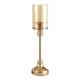 thumbnail image 1 of Candelabros altos de metal votivos de cristal para mesa decorativa de cafetería con velas L, 1 of 9