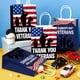 thumbnail image 3 of Bolsa de regalo de papel Kraft, paquete de 10 unidades, Thank You Veterans, 3 of 3