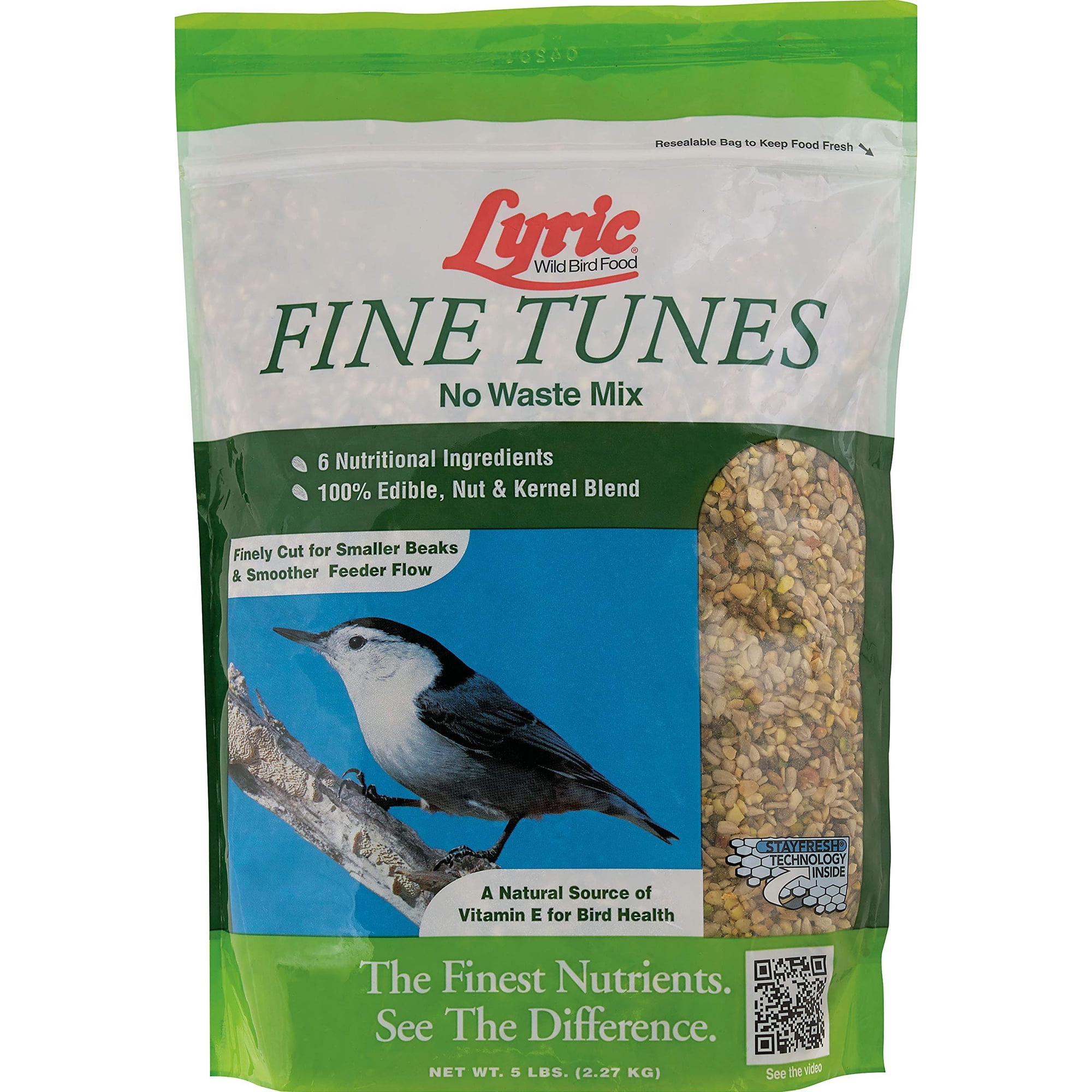 Lyric 26-47409 Lyric Fine Tunes Wild Bird Food 5 lbs. ea. Case of 88