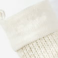 thumbnail image 2 of Personalization Mall Knit Noel Embroidered Christmas Stocking - Ivory, 2 of 4