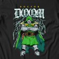 thumbnail image 3 of Marvel Comics Retro Doctor Doom No Time For Games Comic Villain Men's T Shirt (Black, S-XXXL), 3 of 4
