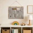 thumbnail image 4 of Wall Hanging Organizer Multi-Pocket Wall Mount Storage Bag Foldable Hanging Pocket Organizer For Bathroom Bedroom Dorm Kitchen Door, 4 of 6