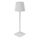 thumbnail image 4 of Lámpara de mesa inalámbrica con pantalla plisada, recargable, LED, decoración del hogar, para leer, color blanco, 4 of 14