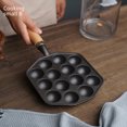 thumbnail image 1 of 14-Hole Cast Iron Non-Stick Cooking Mold for Home Use - Versatile for Octopus Balls, Quail Eggs, Shrimp Balls & More - Durable, Easy to Clean, Compact Design with Precision Cast Construction, 1 of 5