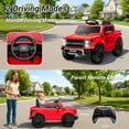 thumbnail image 4 of Ford F-150 Raptor Ride on Cars, 12V Kids Electric Ride on Truck Car with Remote Control, Toddler Ride On Car Toys w LED Lights Ride on Truck Toy with Bluetooth for Birthday Gift, Outdoor, Ages 3-6, 4 of 9
