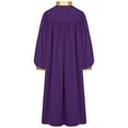 thumbnail image 2 of Mufeng Children Choir Robe for Church Pulpit Robe and Pastor Boys Girls Graduation Gown School Dress Up Uniform Purple 14, 2 of 5