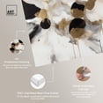 thumbnail image 4 of Glam Snowballs Canvas Modern Black White Abstract Wall Art by Art Remedy, Gallery Wrapped, 15" x 10", 4 of 7