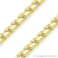 thumbnail image 2 of 1.5mm Rounded Mirror-Box Link Italian Chain Necklace in .925 Sterling Silver w/ 14k Yellow Gold, 2 of 2