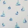 thumbnail image 6 of Great Bay Home Coastal Microfiber Wrinkle Resistant Sheet Set  (King, Sailboat), 6 of 6