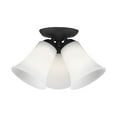thumbnail image 4 of Livex Lighting Ridgedale Ceiling Mount in Black, 4 of 5