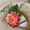 Orange, variant on High-End Artificial Flowers with Baked Edges Lifelike Faux Floral Arrangements for Wedding Centerpieces & Home Decor