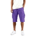 thumbnail image 6 of WERYOUNG Cargo Shorts For Men Solid Color Elastic Waist Casual Summer Athletic Shorts With Pockets For Outdoor Sports Soft Bottom L, 6 of 7