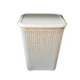 thumbnail image 1 of Canasto para Ropa Plástico Cesto 57 cm Ratán Blanco La Ardilla La Ardilla Blanco, 1 of 5