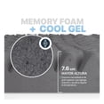 thumbnail image 3 of Esquimal Colchoneta Memory Foam 7.6 Cms. Topper 7 Zonas King Size Color Gris, 3 of 6