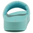 thumbnail image 4 of Soda Shoes Women Flip Flops Basic Plain Slippers Slip On Sandals Slides Casual Peep Toe Footbed Beach Single Plush Between-S Blue Teal 11, 4 of 5