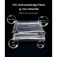 thumbnail image 4 of Outdoor Transparent Tarpaulin With Eyelets, Pvc Plastic Tarpaulin Transparent Waterproof Windproof Ripstop Tarp1.2m X 3m, 4 of 5