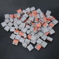 thumbnail image 1 of 4 Pin Terminal Block 4 Hole Terminal Block Lever Wire Connector Electrical Wire Connector 100pcs 4 Way Spring Lever Terminal Block Reusable Electrical Wire Cable ConnectorPCT-214, 1 of 8