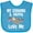 Turquoise, variant on Inktastic Grammy and Pappy Love Me Sloth Boys or Girls Baby Bib