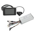 thumbnail image 2 of 30a controlador de onda sinusoidal lcd8h panel pulgar acelerador Grupo de lámparas bicicleta 1000w motor kit de conversión de baterías de litio, 2 of 10