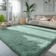 thumbnail image 5 of Alfombra PAGISOFE verde salvia de 120 x 180 cm, lavable a máquina, 5 of 9