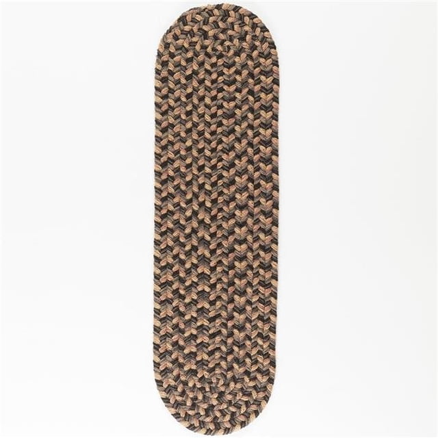 Rhody Rug CD86A008X028-13 Camden Shadow Tweed Stair Treads - Set of 13