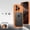 Orange, variant on Metal Shockproof Bumper Frame for iPhone 16 Pro, Magnetic PC Protective Frame with Speaker Dust Cover, Snap Buckle Switch and Fine Hole Camera Protective Ring, Blue