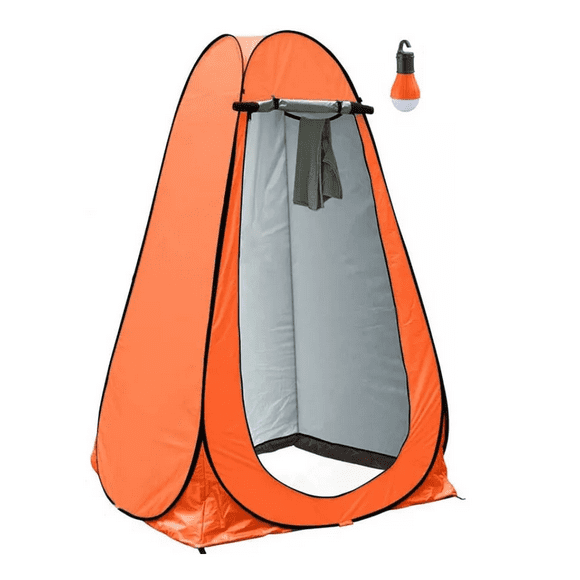 Vestidor Cambiador Portátil Tienda Campaña1.9m Camping/playa Naranja