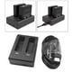 thumbnail image 1 of De Batería Dual USB Estación De Carga De Almacenamiento Para Sj8 Pro / Sj8 Plus / Sj8 Pro Cámara Macarena Cargador dual de cámara, 1 of 8