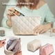 thumbnail image 5 of Set de bolsas cosméticas FENONNI bolsa de viaje acolchada de pana, 5 of 6