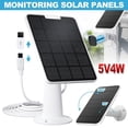 thumbnail image 2 of Cocobaby Solar Panel 9.8ft for Eufy Eufycam Cam E/2C/E/2 Pro Wall Mount w/USB Power Cable, 2 of 13
