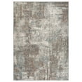 thumbnail image 2 of HomeRoots 5' X 7' Brown Abstract Power Loom Area Rug, 2 of 5