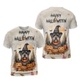 thumbnail image 3 of Happy Halloween Schnauzer Witches Hat Pumpkin Carving All Over Print 3D Shirt Unisex Merch Miniature Schnauzer Dog Lover - 02019, 3 of 6