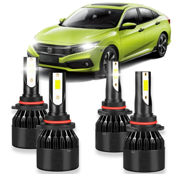 BMZONCC LED Headlights Lights Bulbs For Honda Civic 2009 -2014