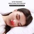 thumbnail image 3 of Anti ronquido clip de nasal uso de viajes a domicilio hotel mujeres hombres snore stopper nariz respiración dilator dilator ayuda herramienta salud cuidado de la salud blanco Inevent CE001605-01, 3 of 6
