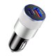 thumbnail image 4 of Small Steel Cannon PD15WA+C Car Charger Type-C A+C Black, 4 of 4