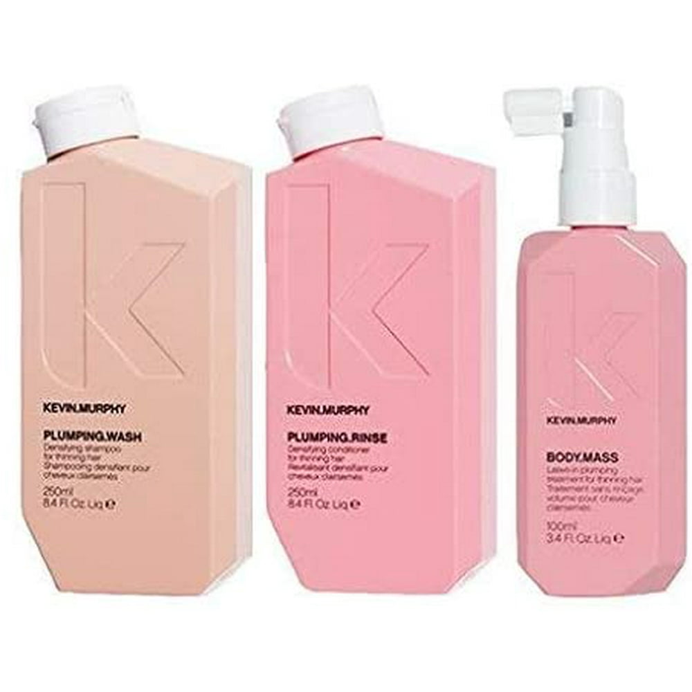 Kevin Murphy Kevin Murphy Plumping Wash & Rinse 8.5oz & Body Mass 3.4oz Trio