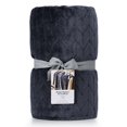 thumbnail image 1 of Better Homes & Gardens Soft Plush Dark Grey Throw Blanket, 1 of 5