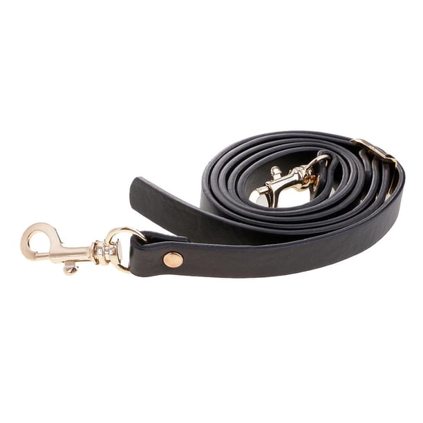 Cinturón de cuero para bolso bandolera Hebil negra + dorada Sunnimix correas de bolso ajustables