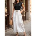 thumbnail image 3 of Fancyglim Women Cap Sleeve Tank Tops Loose Fit Crew Neck Summer Basic Tee Shirts S-2XL, 3 of 7