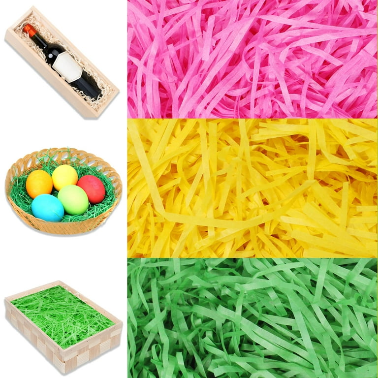 JOYIN 12Oz Easter Grass 6 Colors Recyclable Paper Shred for Easter Basket  Filler Stuffers, Easter Egg Hunt, Easter Party Favor, Easter Decor, Easter  Gift Decor