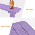 thumbnail image 5 of CHYVARY 1 Peak Adirondack Chair, Fire Pit Outdoor Patio Furniture, Purple, 5 of 7