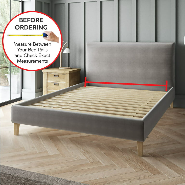 Modern Sleep Maximum Heavy-Duty Bed Slats | Attached Wood Bed Support Slats,  Queen - Walmart.Com